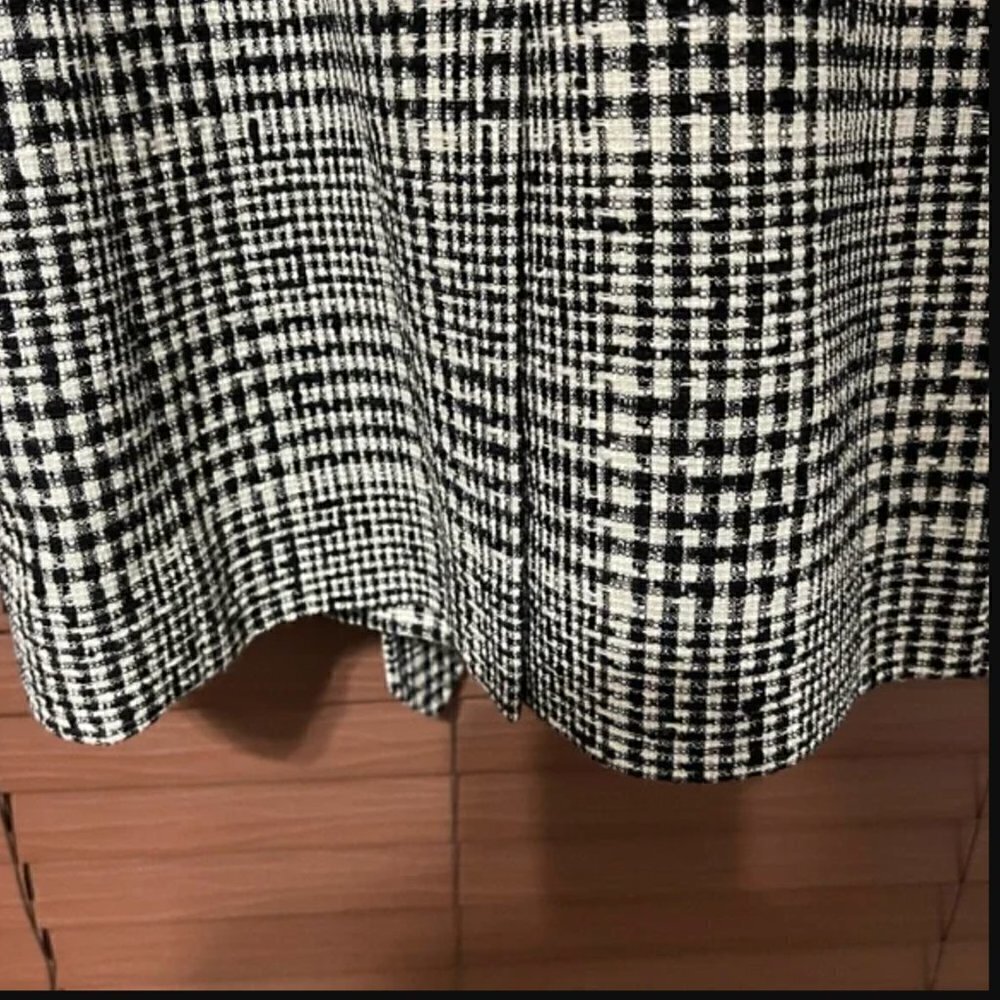 NWT Veronica Beard Augusta Double-Breasted Checked Belted Coat Dress Size 10 - Picture 11 of 14
